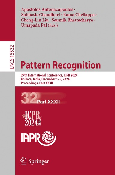 Apostolos Antonacopoulos, Subhasis Chaudhuri, Rama Chellappa, Cheng-Lin Liu, Saumik Bhattacharya, Umapada Pal - Pattern Recognition, Häftad