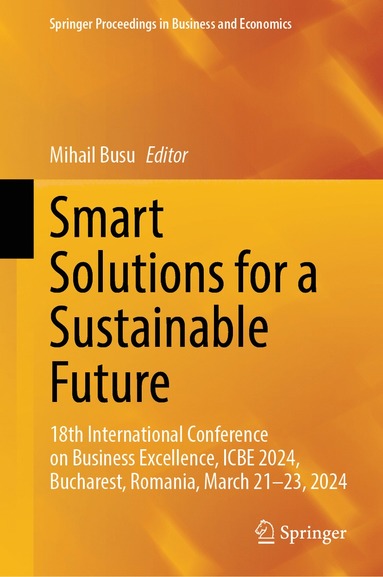 bokomslag Smart Solutions for a Sustainable Future