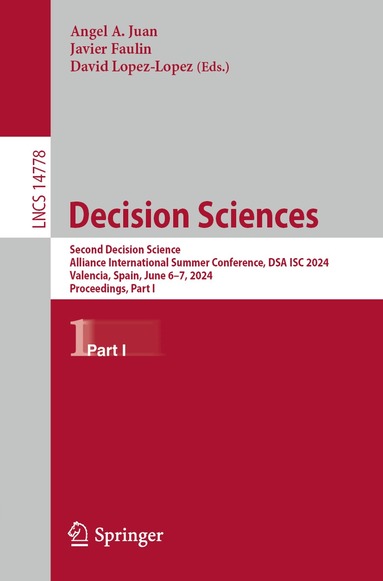 Angel A. Juan, Javier Faulin, David Lopez-Lopez - Decision Sciences, Häftad