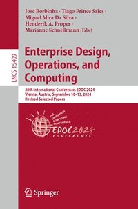 bokomslag Enterprise Design, Operations, and Computing