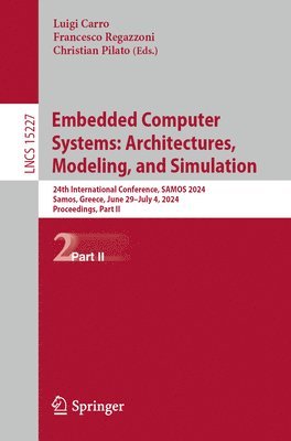 bokomslag Embedded Computer Systems: Architectures, Modeling, and Simulation