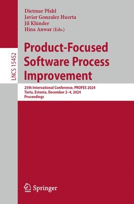 bokomslag Product-Focused Software Process Improvement