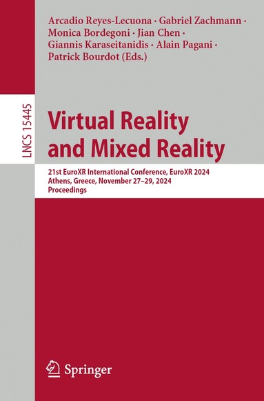 Arcadio Reyes-Lecuona, Gabriel Zachmann, Monica Bordegoni, Jian Chen, Giannis Karaseitanidis, Alain Pagani, Patrick Bourdot - Virtual Reality and Mixed Reality, Häftad