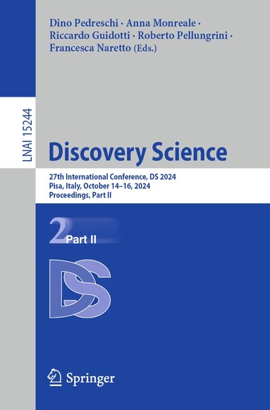 Dino Pedreschi, Anna Monreale, Riccardo Guidotti, Roberto Pellungrini, Francesca Naretto - Discovery Science, Häftad