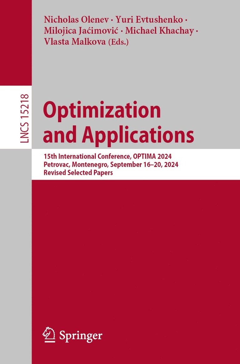 Optimization and Applications 1