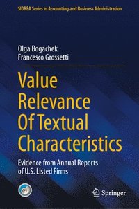 bokomslag Value Relevance Of Textual Characteristics