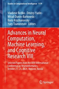 bokomslag Advances in Neural Computation, Machine Learning, and Cognitive Research VIII