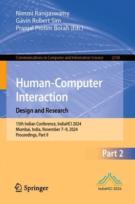 Human-Computer Interaction. Design and Research 1