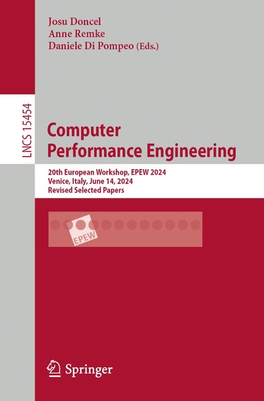 Josu Doncel, Anne Remke, Daniele Di Pompeo - Computer Performance Engineering, Häftad