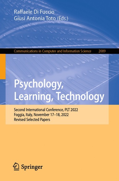 bokomslag Psychology, Learning, Technology