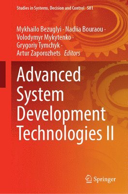 bokomslag Advanced System Development Technologies II