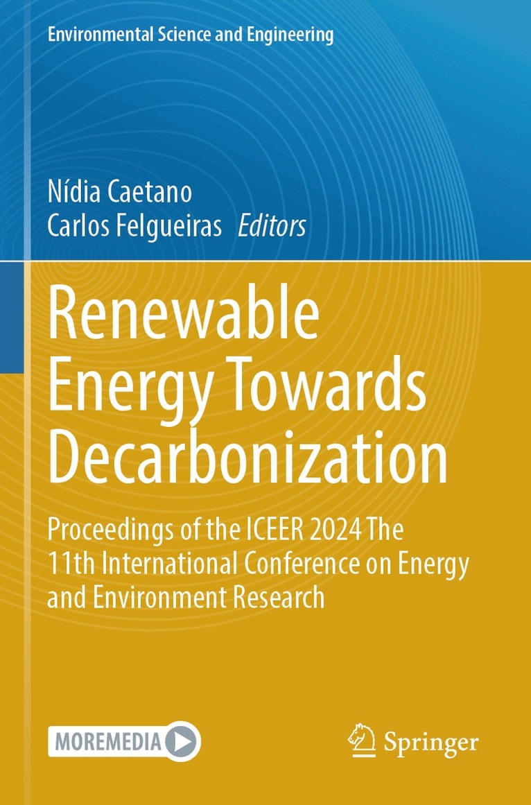 Nídia Caetano, Carlos Felgueiras - Renewable Energy Towards Decarbonization, Häftad