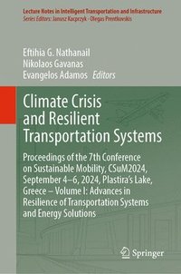 bokomslag Climate Crisis and Resilient Transportation Systems