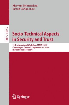 bokomslag Socio-Technical Aspects in Security and Trust