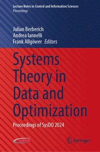 bokomslag Systems Theory in Data and Optimization