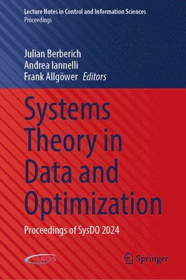 bokomslag Systems Theory in Data and Optimization