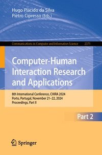 bokomslag Computer-Human Interaction Research and Applications