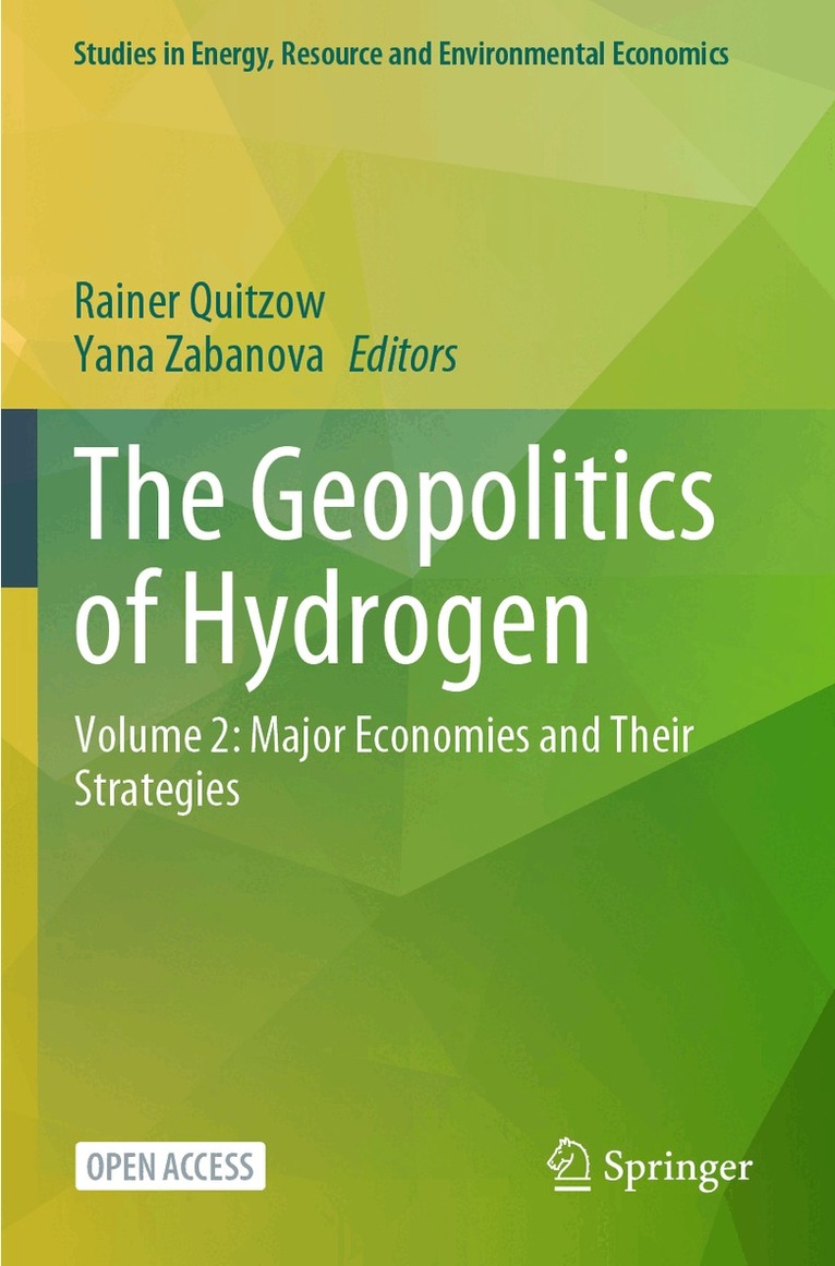 Rainer Quitzow, Yana Zabanova - Geopolitics of Hydrogen, Häftad