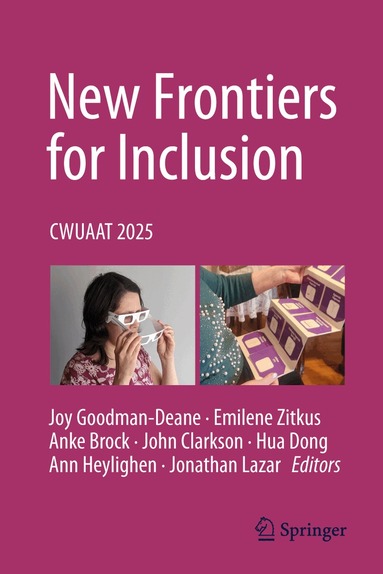 Joy Goodman-Deane, Emilene Zitkus, Anke Brock, John Clarkson, Hua Dong, Ann Heylighen, Jonathan Lazar - New Frontiers for Inclusion, Inbunden