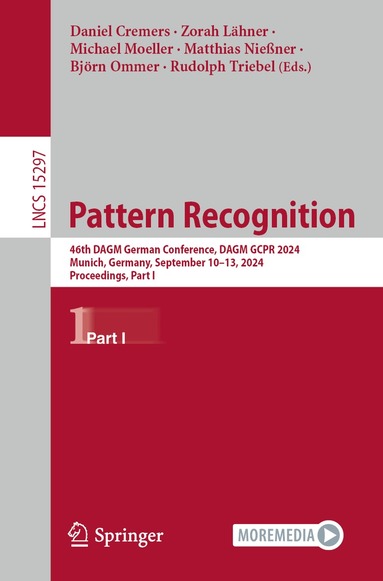 Daniel Cremers, Zorah Lähner, Michael Moeller, Matthias Nießner, Björn Ommer, Rudolph Triebel - Pattern Recognition, Häftad