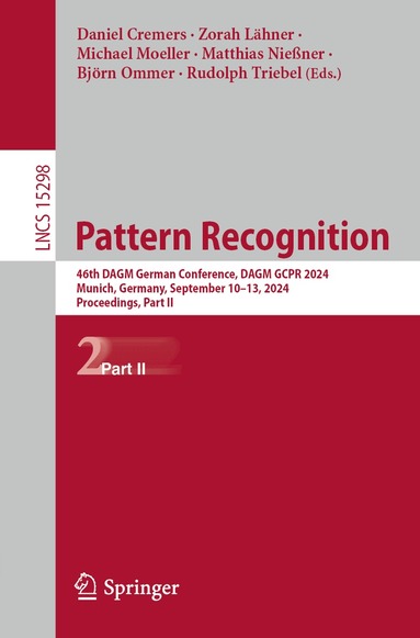 Daniel Cremers, Zorah Lähner, Michael Moeller, Matthias Nießner, Björn Ommer, Rudolph Triebel - Pattern Recognition, Häftad