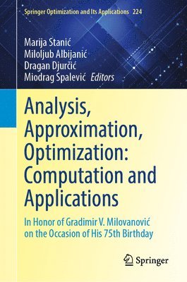 Analysis, Approximation, Optimization: Computation and Applications 1