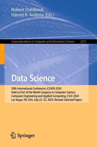 Robert Stahlbock, Hamid R. Arabnia - Data Science, Häftad