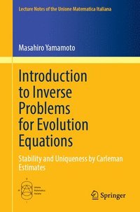 bokomslag Introduction to Inverse Problems for Evolution Equations