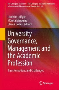 bokomslag University Governance, Management and the Academic Profession