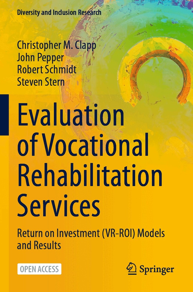 Christopher M. Clapp, John Pepper, Robert Schmidt, Steven Stern - Evaluation of Vocational Rehabilitation Services, Häftad