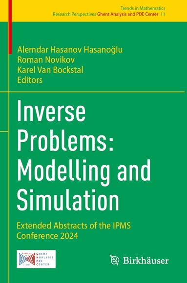 Alemdar Hasanov Hasanoğlu, Roman Novikov, Karel Van Bockstal - Inverse Problems: Modelling and Simulation, Häftad