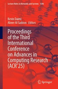 bokomslag Proceedings of the Third International Conference on Advances in Computing Research (ACR25)