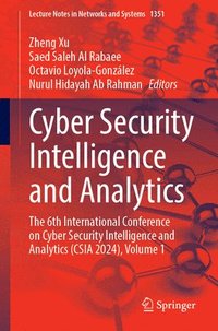 bokomslag Cyber Security Intelligence and Analytics