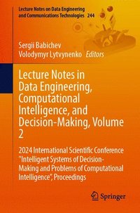 bokomslag Lecture Notes in Data Engineering, Computational Intelligence, and Decision-Making, Volume 2