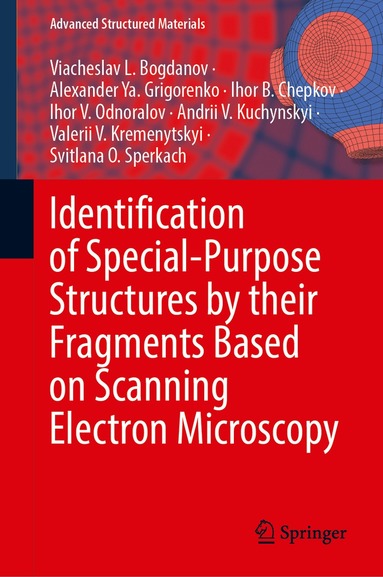Viacheslav L. Bogdanov, Alexander Ya. Grigorenko, Ihor B. Chepkov, Ihor V. Odnoralov, Andrii V. Kuchynskyi, Valerii V. Kremenytskyi, Svitlana O. Sperkach - Identification of Special-Purpose Structures by Their Fragments Based on Scanning Electron Microscopy, Inbunden