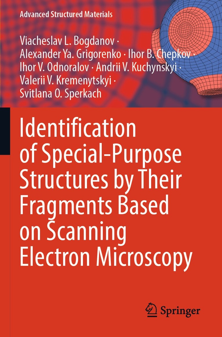 Viacheslav L. Bogdanov, Alexander Ya. Grigorenko, Ihor B. Chepkov, Ihor V. Odnoralov, Andrii V. Kuchynskyi, Valerii V. Kremenytskyi, Svitlana O. Sperkach - Identification of Special-Purpose Structures by Their Fragments Based on Scanning Electron Microscopy, Häftad