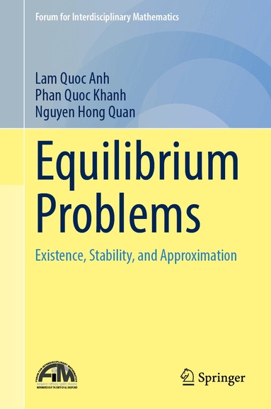 Lam Quoc Anh, Phan Quoc Khanh, Nguyen Hong Quan - Equilibrium Problems, Inbunden