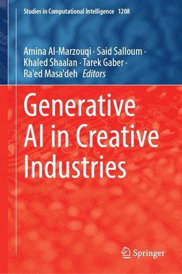 bokomslag Generative AI in Creative Industries