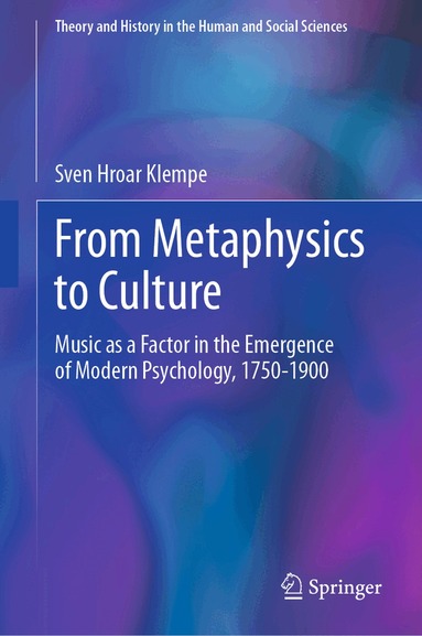 Sven Hroar Klempe - From Metaphysics to Culture, Inbunden