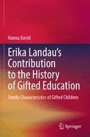 Hanna David - Erika Landau’s Contribution to the History of Gifted Education, Häftad