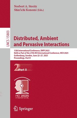 bokomslag Distributed, Ambient and Pervasive Interactions