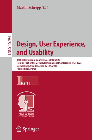 Martin Schrepp - Design, User Experience, and Usability, Häftad