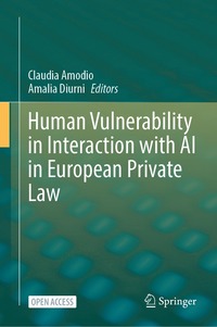 bokomslag Human Vulnerability in Interaction with AI in European Private Law