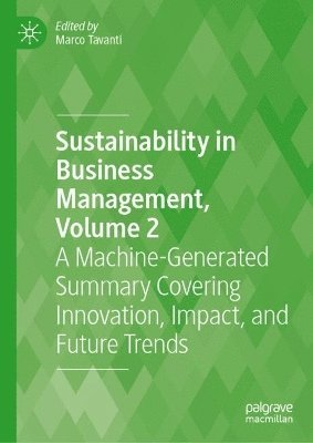 bokomslag Sustainability in Business Management, Volume 2