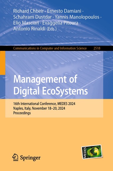 Yannis Manolopoulos, Richard Chbeir, Ernesto Damiani, Schahram Dustdar, Yannis Manolopoulos, Elio Masciari, Evaggelia Pitoura, Antonio Rinaldi - Management of Digital EcoSystems, Häftad