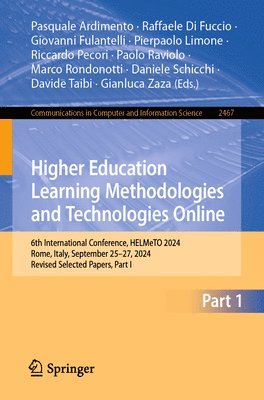 bokomslag Higher Education Learning Methodologies and Technologies Online