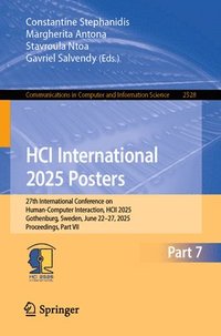 bokomslag HCI International 2025 Posters