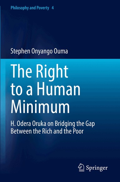 Stephen Onyango Ouma - Right to a Human Minimum, Häftad
