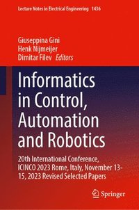 bokomslag Informatics in Control, Automation and Robotics