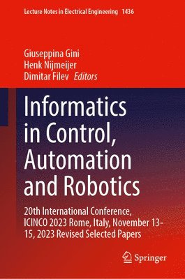 Informatics in Control, Automation and Robotics 1